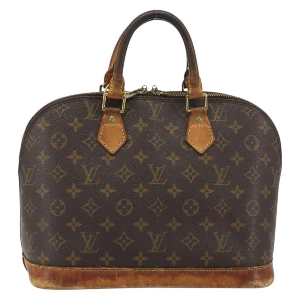 Louis Vuitton Monogram Alma Handbag Brown